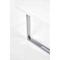 Písací stôl LOFT B30 biely - MDF/chróm