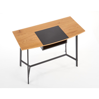 Písací stôl LOFT B41 - dub zlatý/čierny