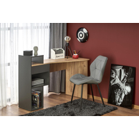 Písací stôl CONTI - dub wotan/ antracit