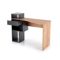 Písací stôl CONTI - dub wotan/ antracit