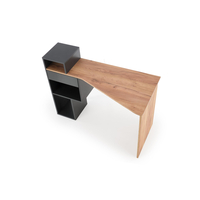 Písací stôl CONTI - dub wotan/ antracit