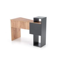 Písací stôl CONTI - dub wotan/ antracit