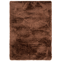 Plyšový koberec EXTRA - hnedý