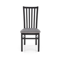 Jedálenská stolička GARY - čierna/popolavá