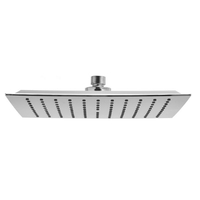Sprchová dažďová hlavica YOKA SLIM - hranatá - 25 cm - chrómová