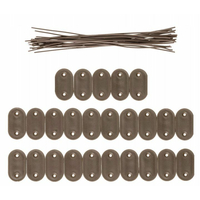 Clona na plot - imitácia bambusu - 180x500 cm svetlo šedá