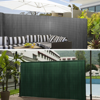 Clona na plot - imitácia bambusu - 180x500 cm svetlo šedá