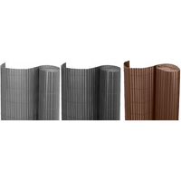 Clona na plot - imitácia bambusu - 180x500 cm svetlo šedá