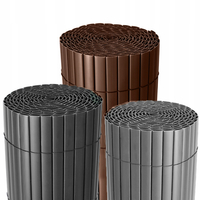 Clona na plot - imitácia bambusu - 180x500 cm svetlo šedá