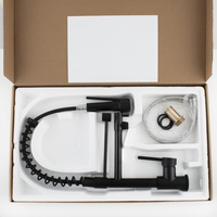 Kuchynská batéria WIKI s 2 výtokmi - čierna