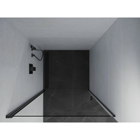 Sprchové dvere MEXEN PRETORIA black 70 cm