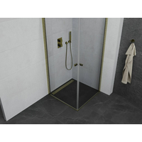 Sprchový kút MAXMAX PRETORIA DUO 90x70 cm - zlatý