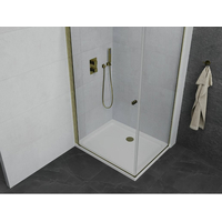Sprchový kút MAXMAX PRETORIA 90x70 cm - zlatý