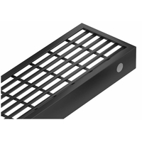 Sprchový žľab MAXMAX GRID BLACK - čierny