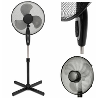 Stojanový ventilátor - čierny