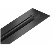 Sprchový žľab MAXMAX Mexen FLAT 360 SUPER SLIM - čierny, 1751130