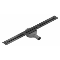 Sprchový žľab MAXMAX Mexen FLAT 360 SUPER SLIM - čierny, 1751130