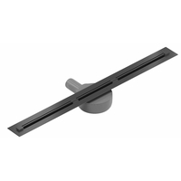 Sprchový žľab MAXMAX Mexen FLAT 360 SUPER SLIM - čierny, 1751130