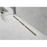 Sprchový žľab MAXMAX Mexen FLAT 360 SUPER SLIM - zlatý, 1551130
