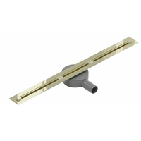 Sprchový žľab MAXMAX Mexen FLAT 360 SUPER SLIM - zlatý, 1551130
