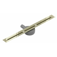 Sprchový žľab MAXMAX Mexen FLAT 360 SUPER SLIM - zlatý, 1551130