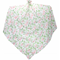Detská mušelínová plienka (zavinovačka) BABYMAM PREMIUM 120x120 cm - Plameniaky