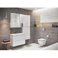Kúpeľňová skrinka s umývadlom CERSANIT - SET B275 MODUO 60 - BIELA (S801-314-DSM)