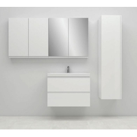 Kúpeľňová vysoká skrinka CERSANIT - STĹPIK MODUO - BIELA 160x39,4 (S590-020-DSM)