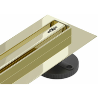 Sprchový žľab MAXMAX Mexen FLAT 360 SLIM - zlatý, 1541060