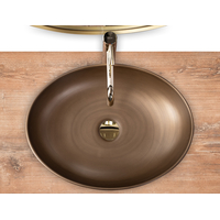 Keramické umývadlo Rea VILLA - retro zlaté