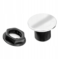 Kuchynský granitový drez REA NORTH - 48,5 x 59,5 cm - čierny prskaný