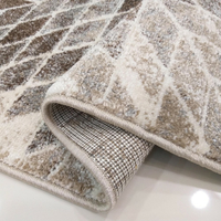 Kusový koberec PANNE mandala - odtiene hnedej