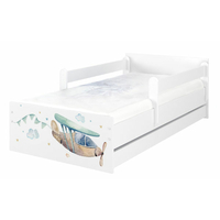 Detská posteľ MAX - 200x90 cm - DO NEBIES - biela
