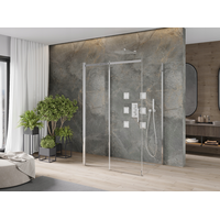 Sprchovací kút na stenu MAXMAX OMEGA 120x90 cm - 3 strany