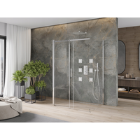Sprchovací kút na stenu MAXMAX OMEGA 120x90 cm - 3 strany