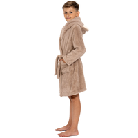 Detský župan KIDS - béžový medvedík - 10-14 rokov