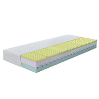 Penový matrac ZAFRA - 200x80x22 cm - PUR pena/pamäťová pena + poťah Aloe vera