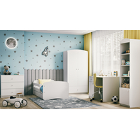 Detská posteľ BABY DREAMS so zásuvkou - biela 160x80 cm