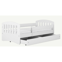 Detská posteľ CLASSIC so zásuvkou - biela 180x80 cm