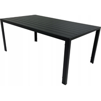 Záhradný stôl ALICE - 205x90 cm - čierny
