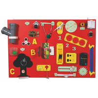 Interaktívna detská tabuľa - 75x50 cm - červená - typ 3