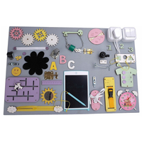 Interaktívna detská tabuľa - 75x50 cm - šedá