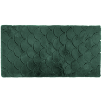 Kusový koberec OSLO TX s vlnami - tmavo zelený - imitácia králičej kožušiny