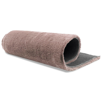 Kusový koberec OSLO TX - svetlo ružový - imitácia králičej kožušiny