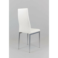 Dizajnová stolička VERONA - biela/sivá - TYP A