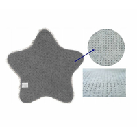 Detský plyšový koberec SOFT STAR 60x60 cm - horčicový