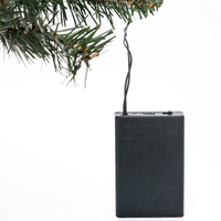 Umelý vianočný stromček s šiškami a LED svetielkami - 100 cm