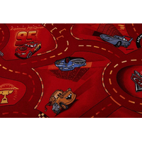 Detský koberček CARS červený 200x200 cm