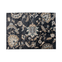 Kusový koberec DUBAI flower - tmavo šedý 160x220 cm