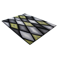 Moderný kusový koberec MATRA šedo-zelený J373C 140x190 cm